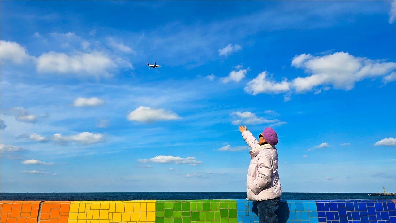 제주 겨울 여행 | 한담-휴애리-섭지코지-빛의벙커-성산일출봉-이호테우-용연 |Jeju Winter Travel 🌊 Seven Colors Story|Synth Pop MV