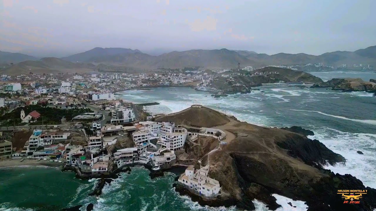 SAN BARTOLO EN INVIERNO - HERMOSO DESTINO AL SUR DE LIMA - PERÚ. DR DRONE. 2021.