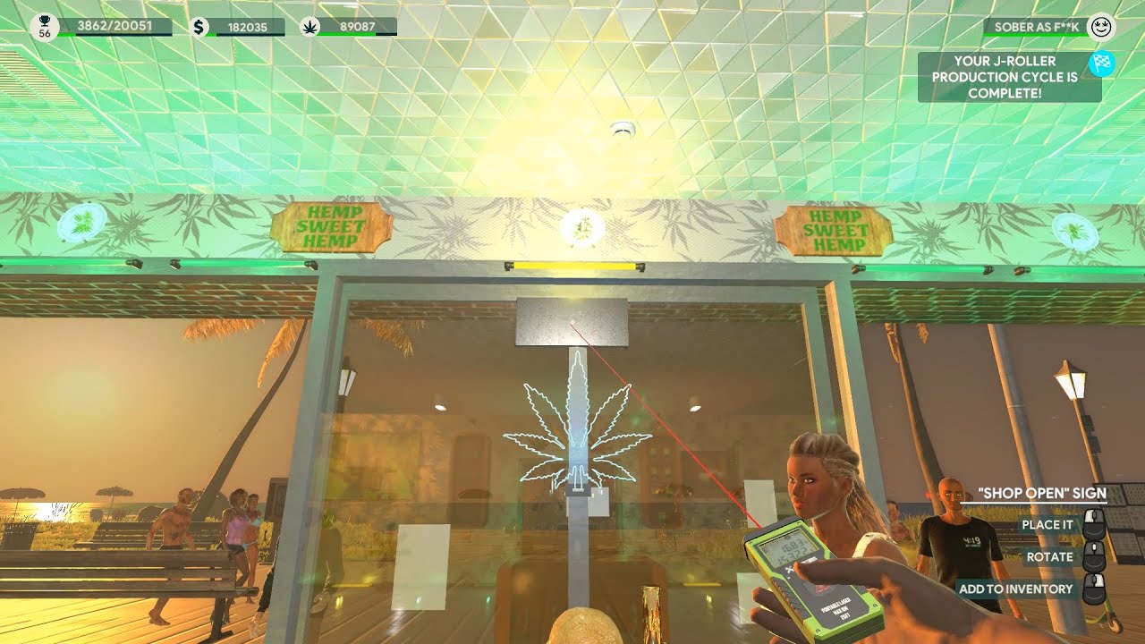 Weed Shop 3 | How to close your shop.
