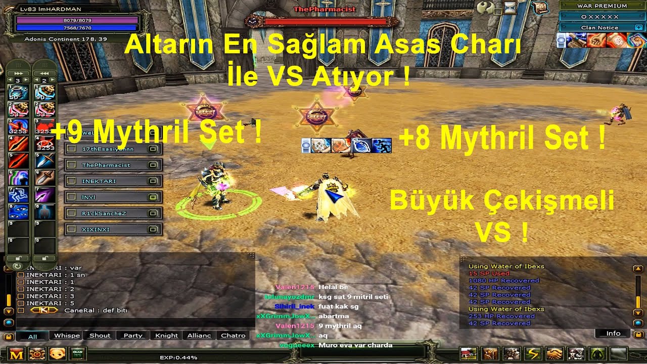 DomenicoWacco VS ThePharmacist - Altarın En Sağlam Asas Charı İle VS Atıyor ! | Knight Online