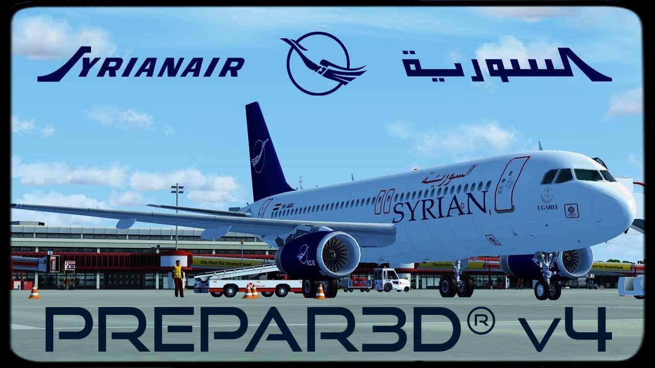 PREPAR 3D ( P3D 4.1 ) ! Damascus / Moscow ! Landing ! Syrian Airlines at Moscow !