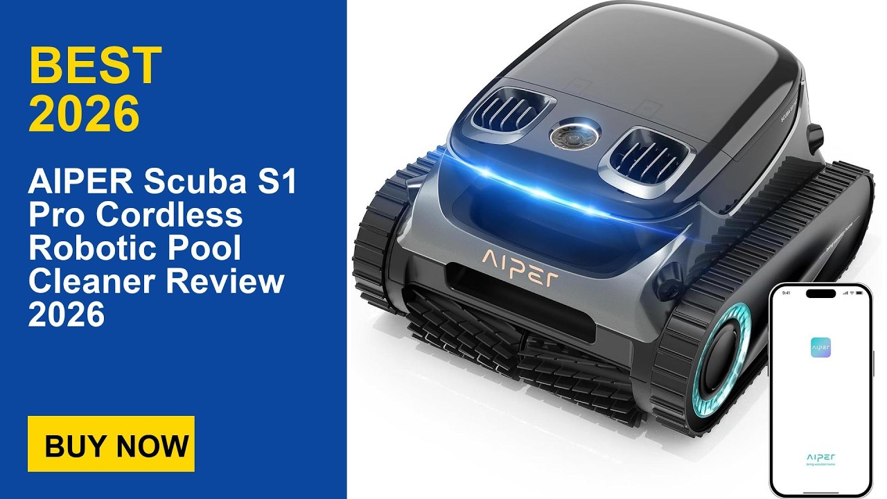 AIPER Scuba S1 Pro Cordless Robotic Pool Cleaner Review 2026