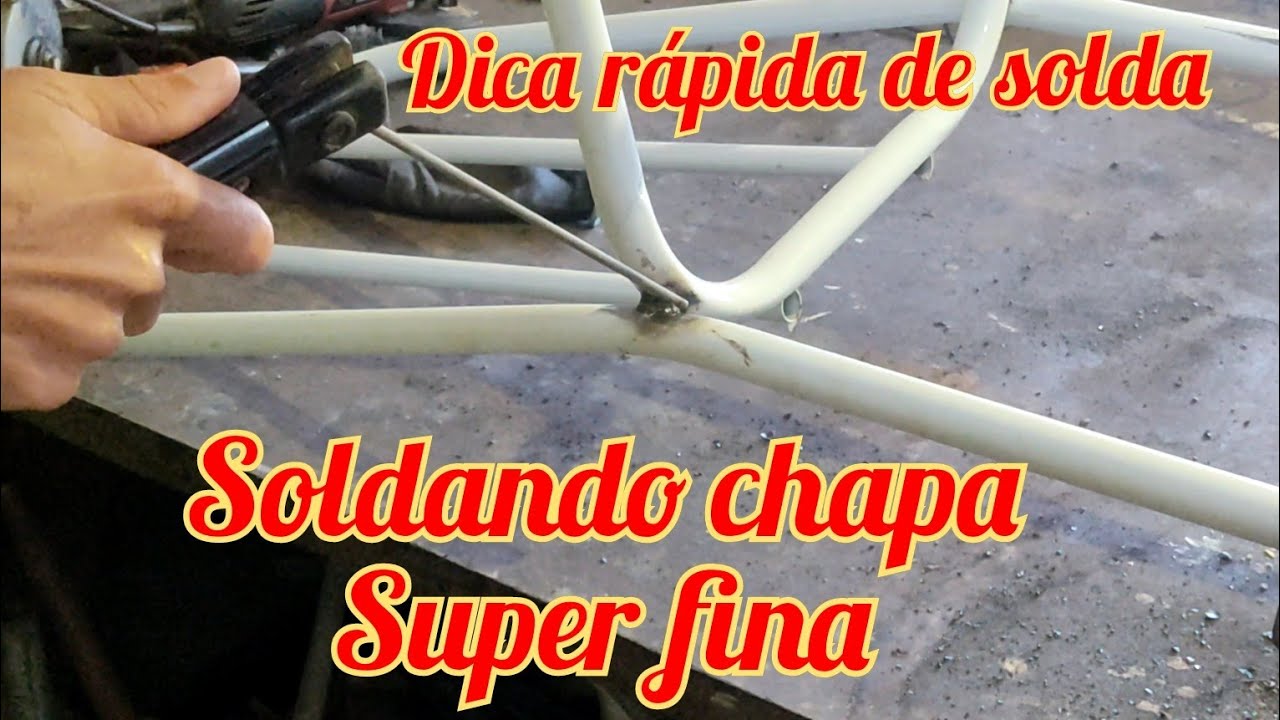 Dica de solda Chapa fina