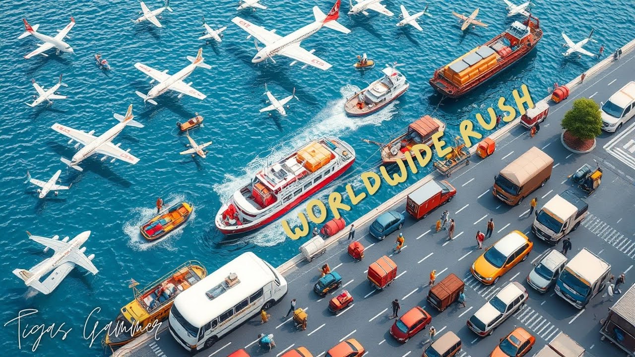 🌐 Montando o Nosso Império de Transportes! | Worldwide Rush Ep. 1 -  🇵🇹 🇧🇷
