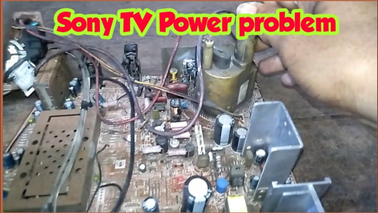Sony Colour Crt pcb on problem repair. EHT problem. #sony