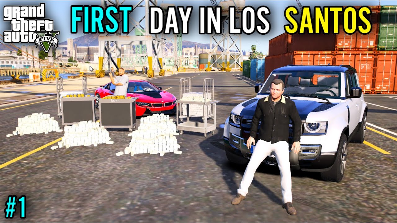 First Day in Los Santos | GTA 5 Gameplay