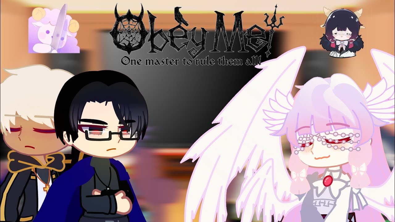 Obey Me react to f!mc as Columbina