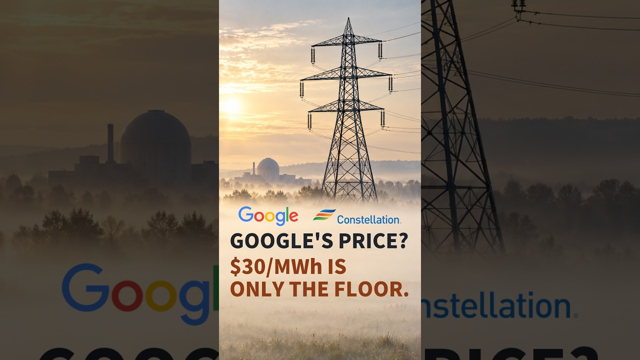 Can Google's Nuclear Deal Pay Back $4.3B+?｜Price Test #Google #Nuclear #CEG