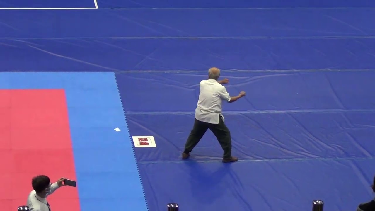 2023 菁英盃 004 開幕表演 施正忠 梅花螳螂拳派之白猿摘果