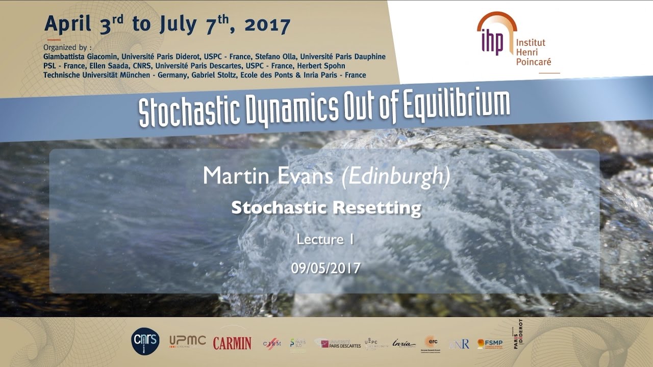 Stochastic Resetting - Lecture 1