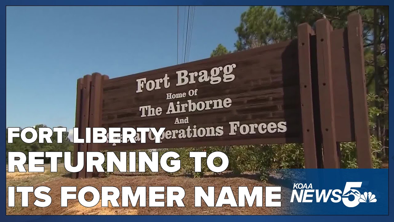 Fort Liberty name changed back to Fort Bragg, but not after the Confederate leader