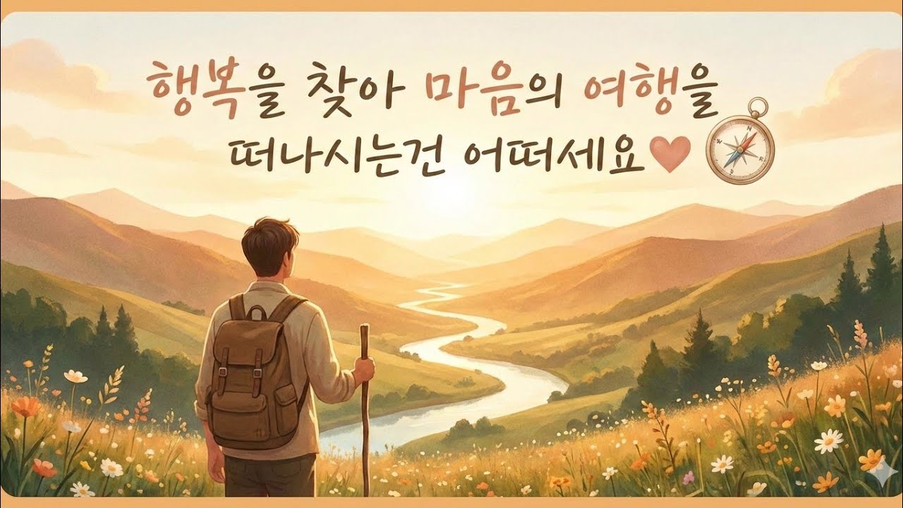 행복을 찾아 마음의 여행을 떠나시는건 어떠세요
