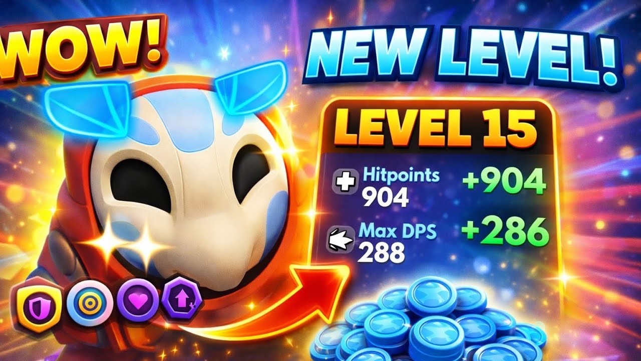 Sparky level 15 is insane! 😱 massive dps upgrade 