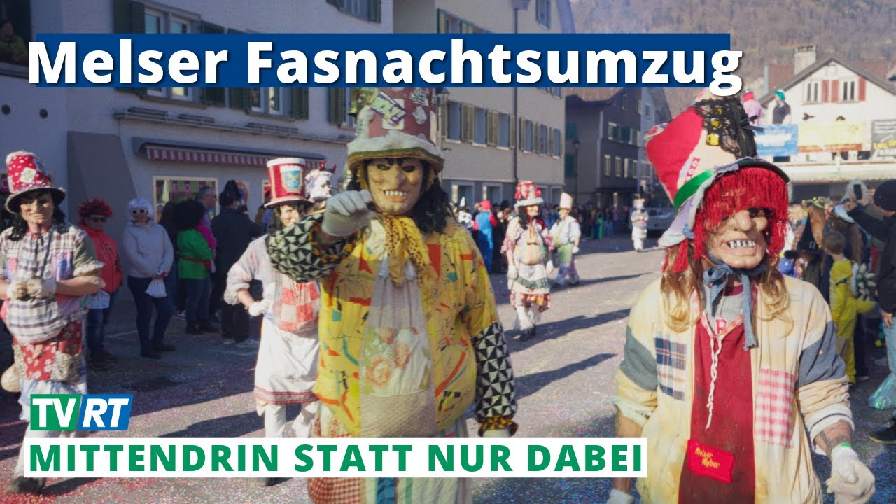 Rheintaler Fasnacht hautnah: 50. Böllähuuser Umzug Mels