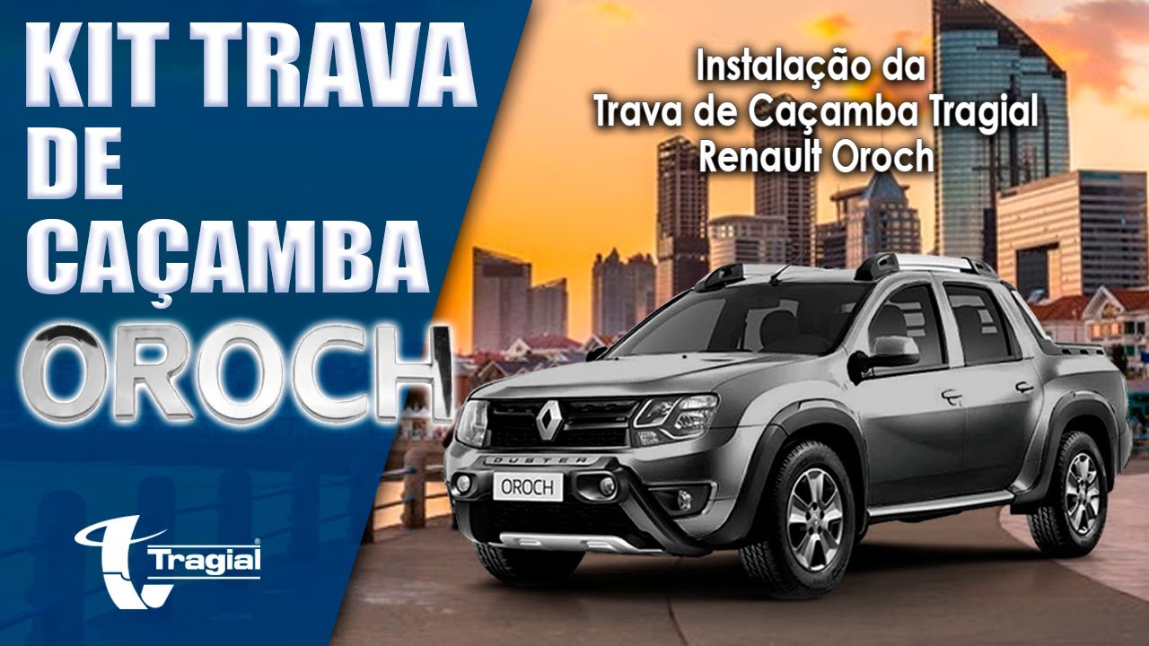 KIT TRAVA DE CAÇAMBA TRAGIAL PARA RENAULT OROCH