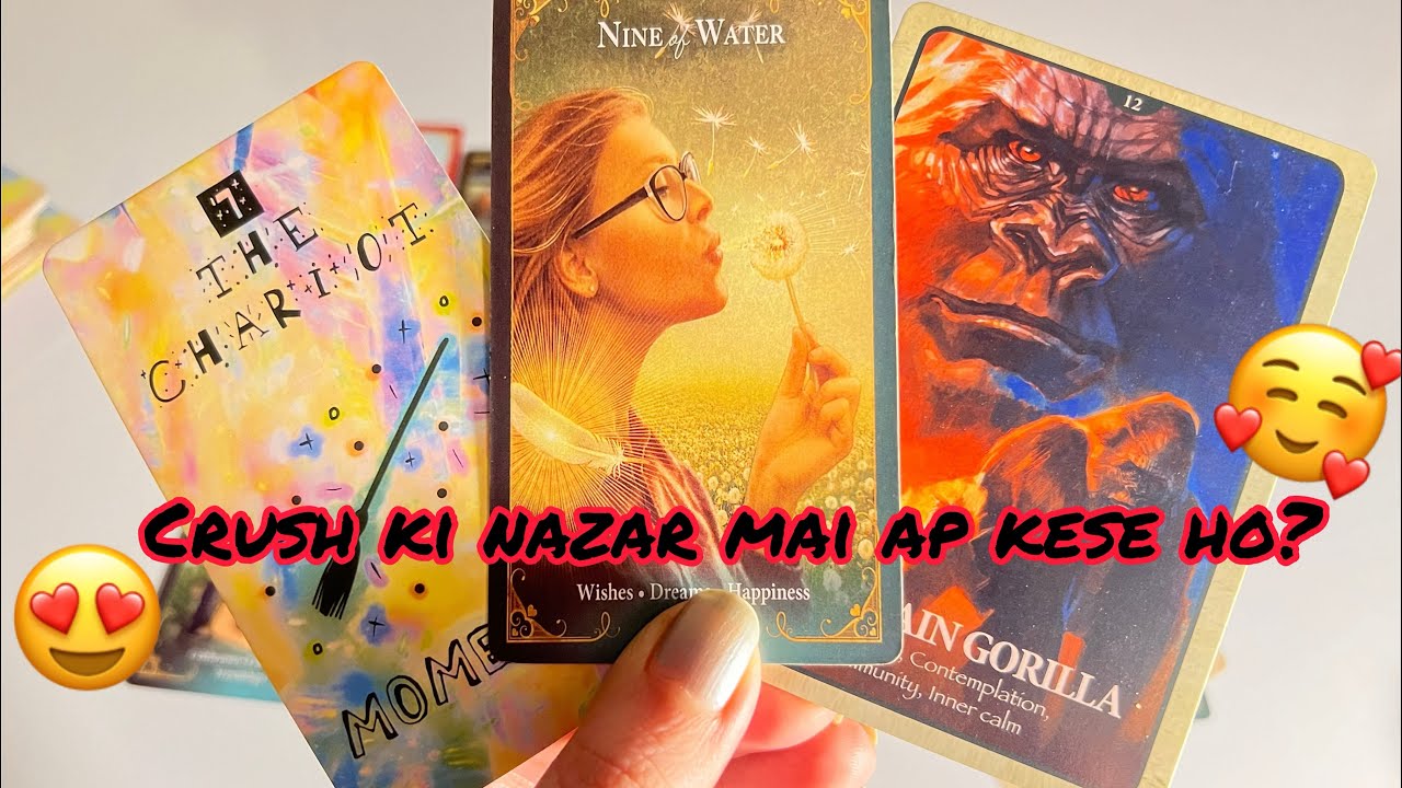 Crush ki nazar mai ap kese ho😍 Crush views about you🤩 Crush reading | Hindi tarot card reading