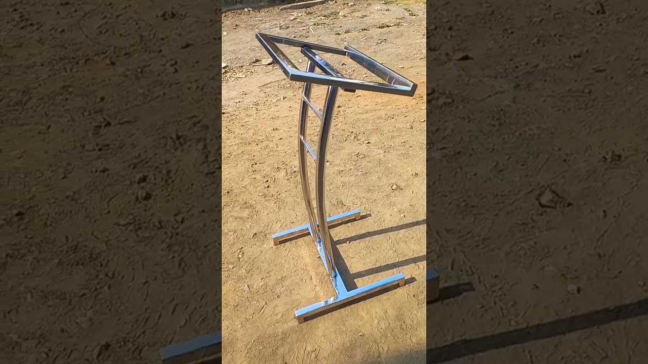 stainless steel podium