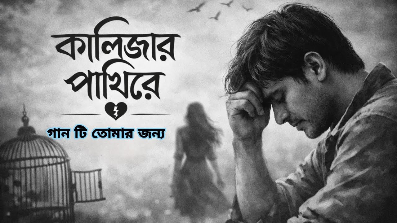 কলিজার পাখিরে তুই 💔 | কষ্টের বাংলা গান | Sad Bangla Song |official Hridoyer sur 