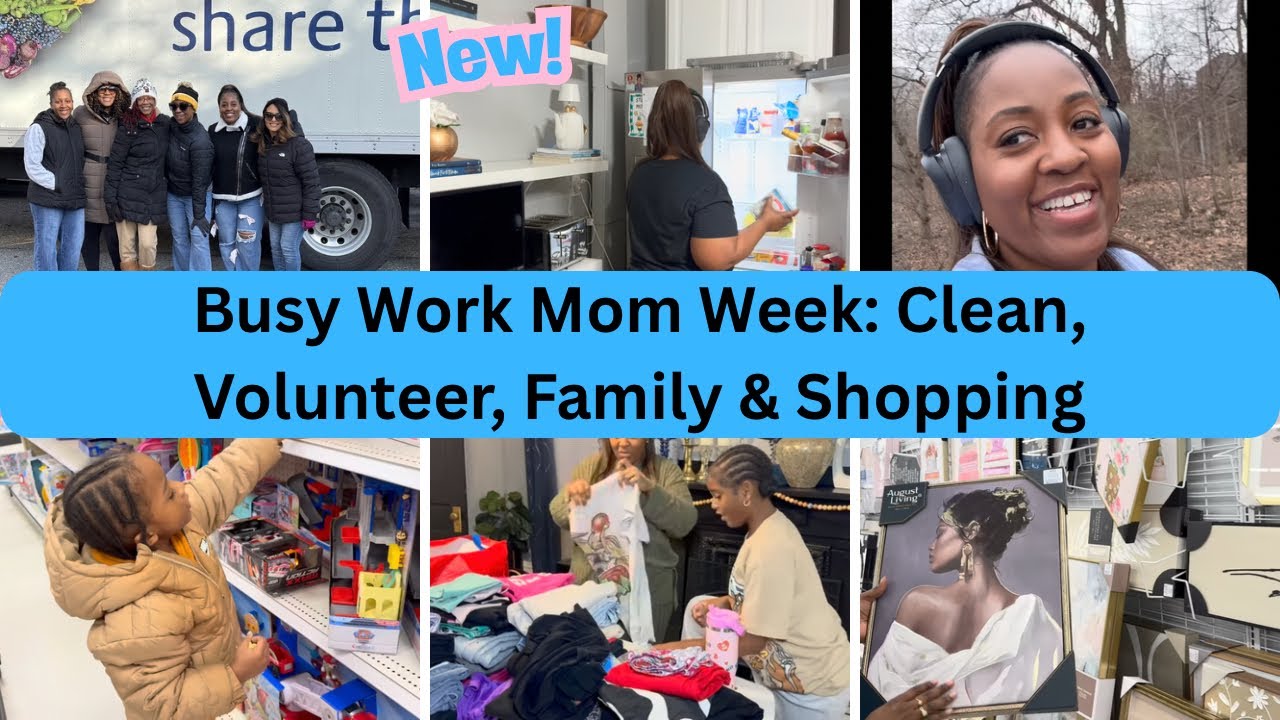 *НОВИНКА* Неделя занятой работающей мамы: уборка, волонтерство, время с семьей и покупки | Я верн...