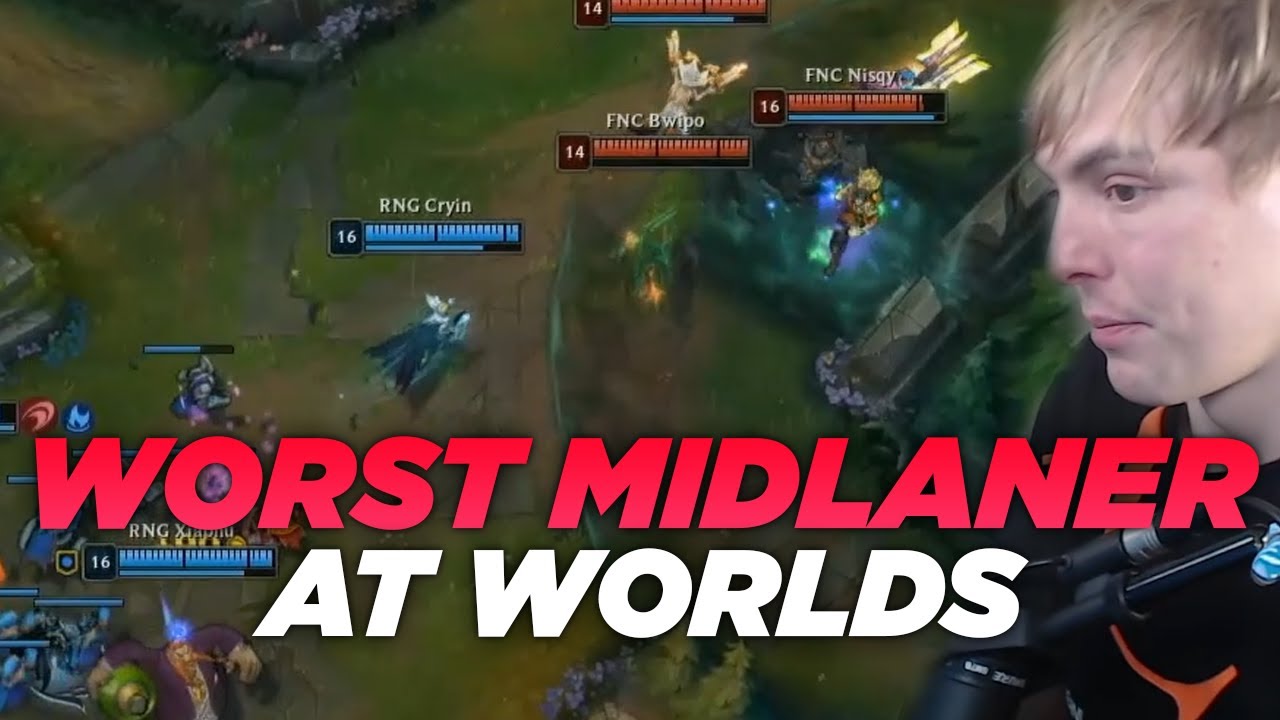 LS | This is the WORST MIDLANER at Worlds... | FNC vs RNG Groups