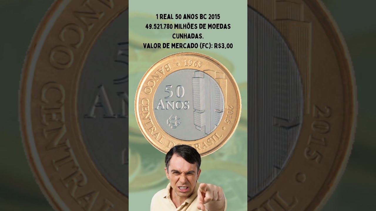 Moedas de 1 real valiosas | Numismática #02