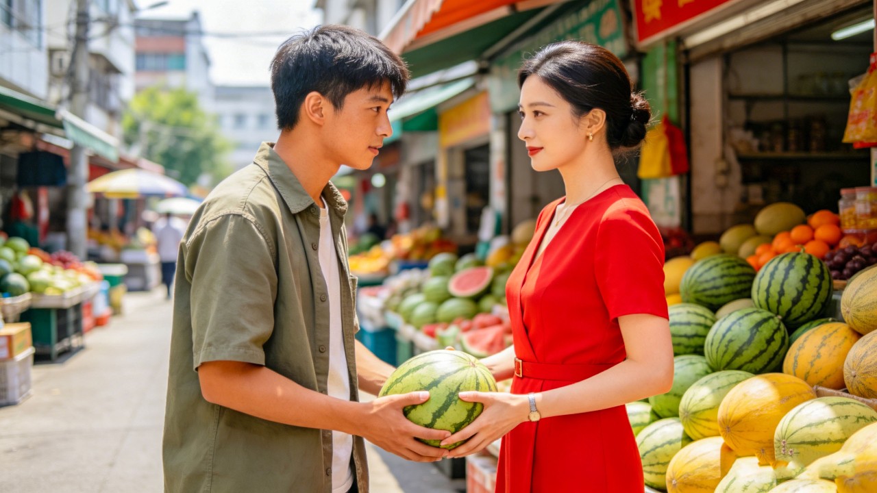 लड़का तरबूज बेचने वाली महिला की मदद करता है; वह समूह की सीईओ है, उसका जीवन बदल जाता है!