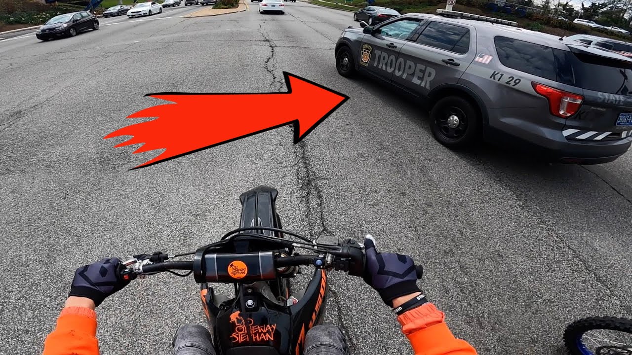 POLICE CHASE ME ON MY 2021 YZ450F!