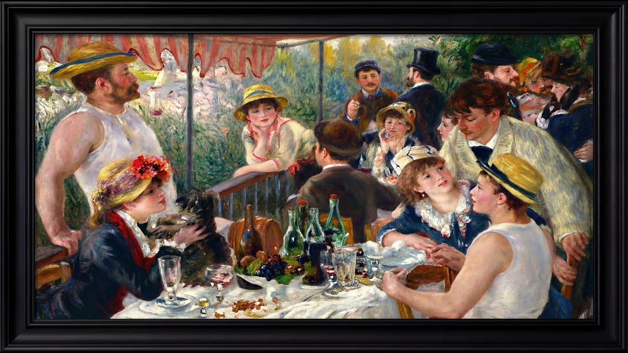 Pierre-Auguste Renoir – Luncheon of the Boating Party | 4K Art Mode TV | Ambient Impressionism