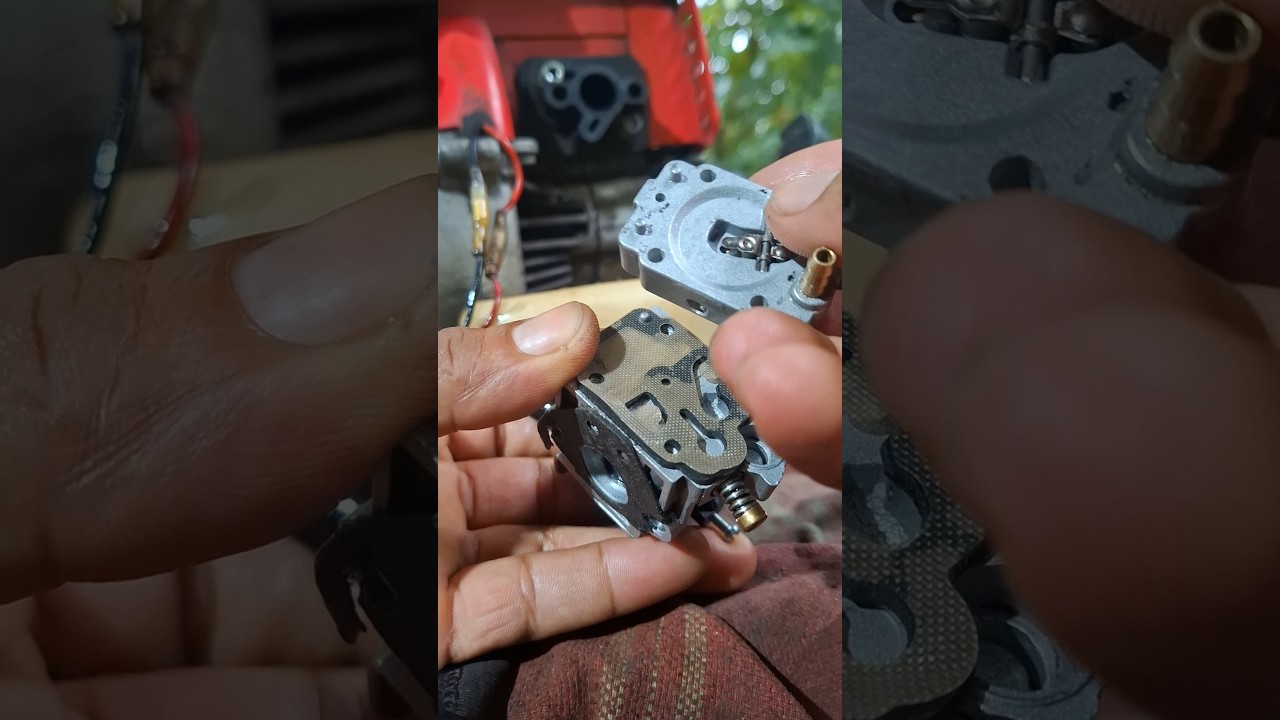 Tutorial passo-a-passo de como limpar carburador de roçadeira.