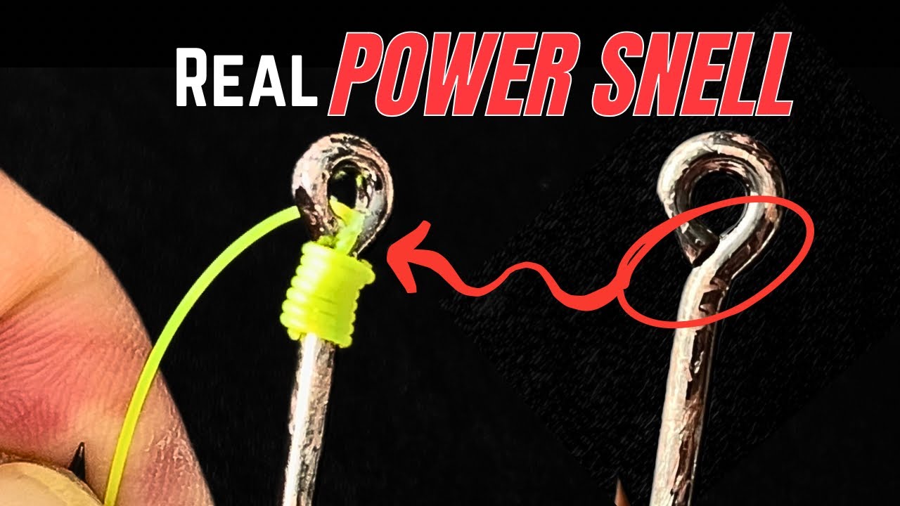 Power Snell Knot | Как завязать узел Snell на рыболовном крючке