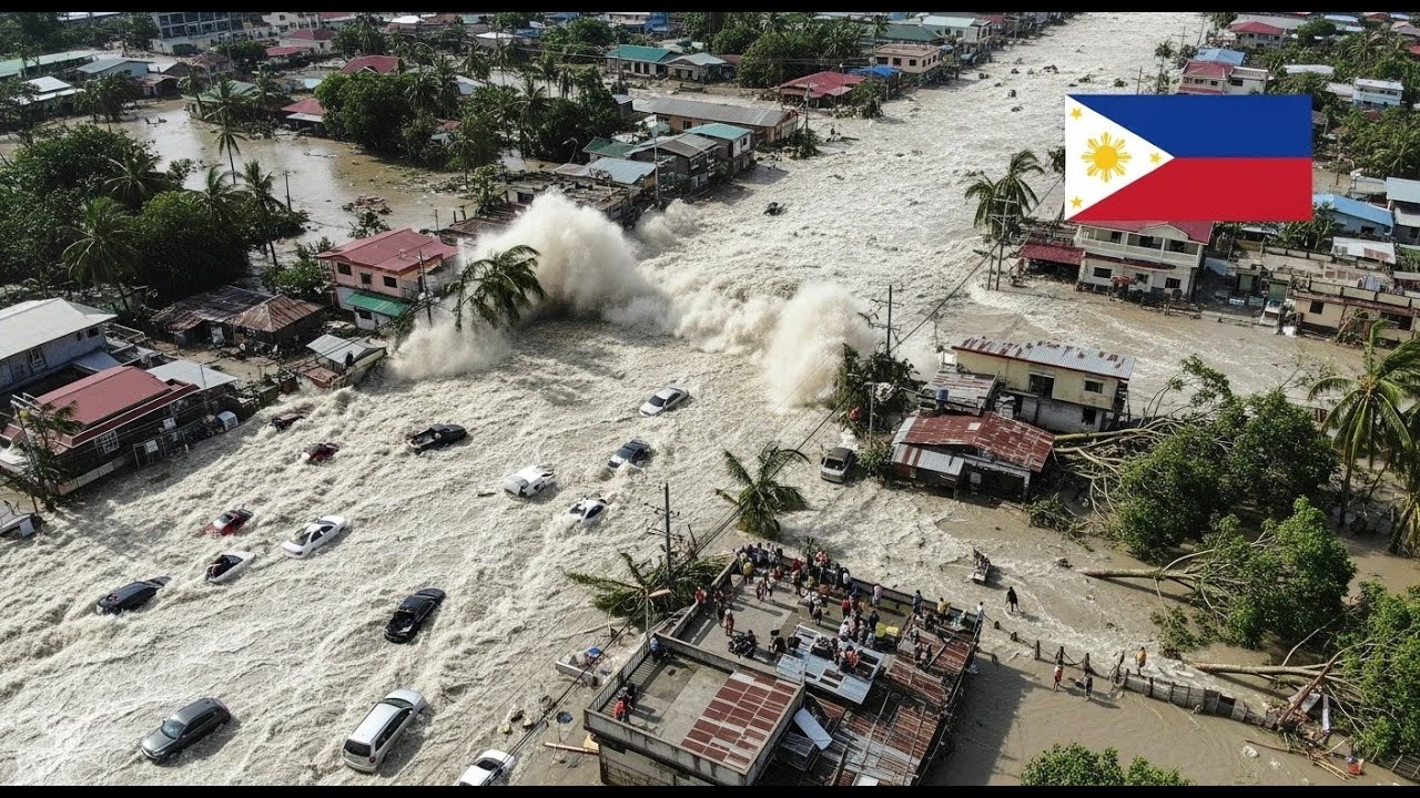 Typhoon Opong Devastates Philippines! 110 km/h Winds and Torrential Rains Rip Through Infrastructure