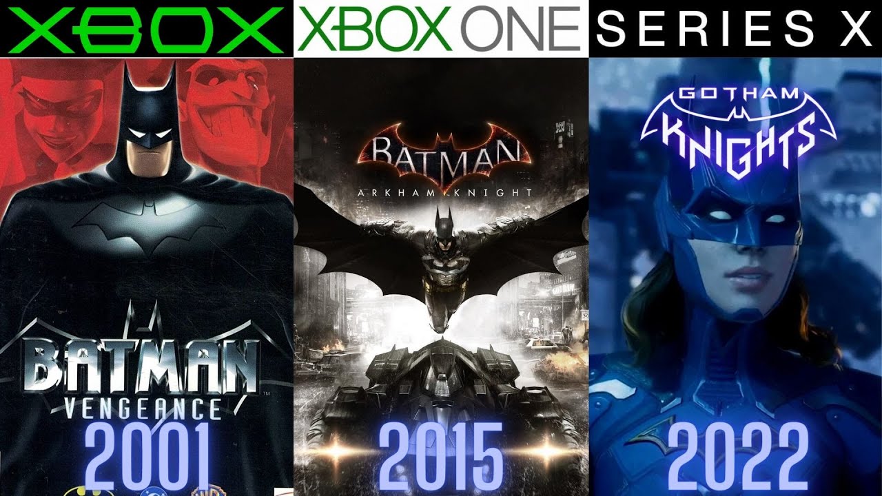 Batman Xbox Evolution 2001 - 2021 (XBOX-XBOX SERIES X)