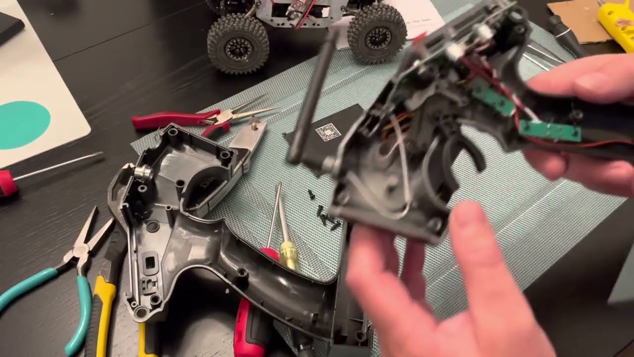 Radiolink RC6GS rear steer mod #1 #rccrawler