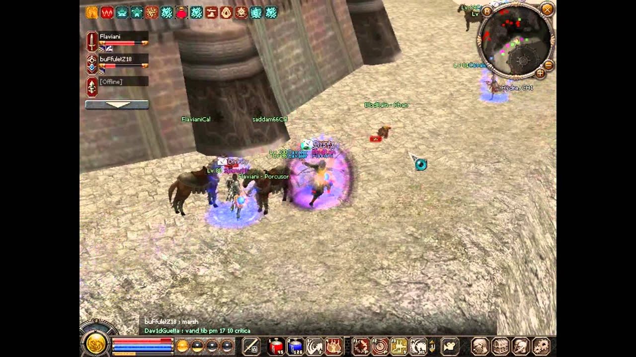 Metin2 Hydra PVP Flaviani vs 9 Divinity