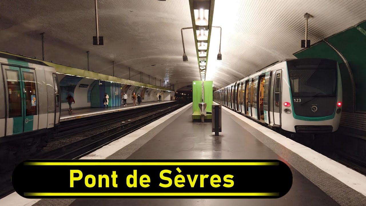 Metro Station Pont de Sèvres - Paris 🇫🇷 - Walkthrough 🚶