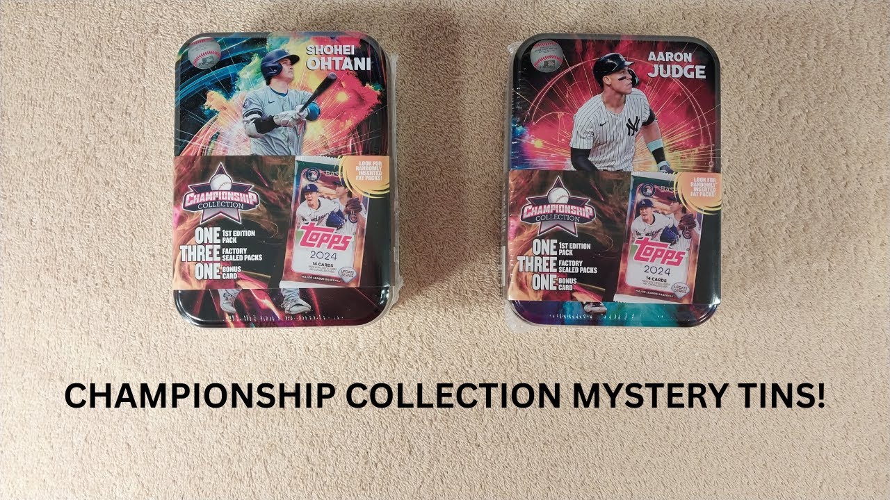 2025 MJ Holding Championship Collection Baseball Mystery Tins Review! ✨New✨