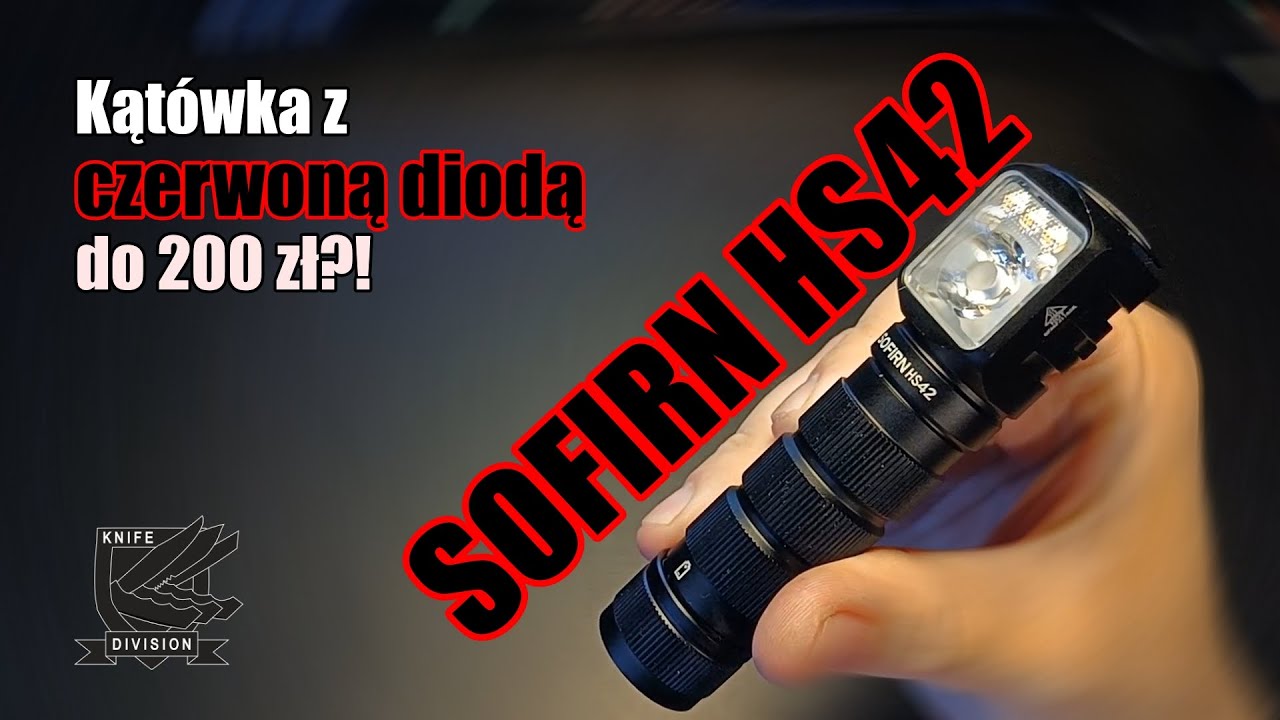 Kąt&oacute;wka z czerwoną diodą do 200zł?! Sofirn HS42