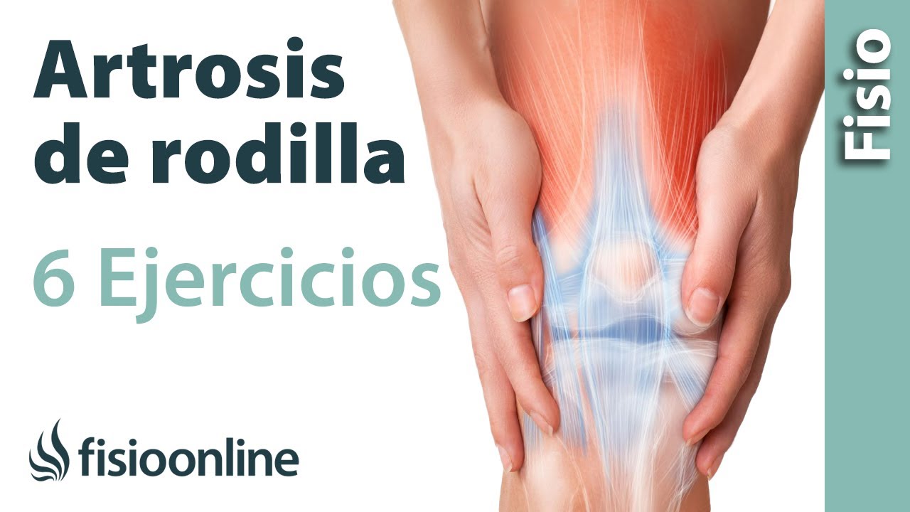 6 EJERCICIOS para la ARTROSIS de RODILLAS
