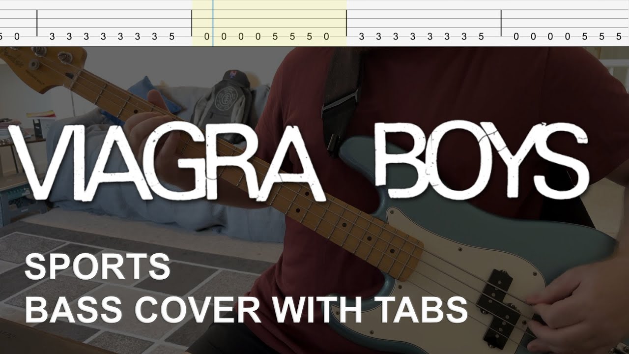 Viagra Boys - Sports (Bass Cover with Tabs)