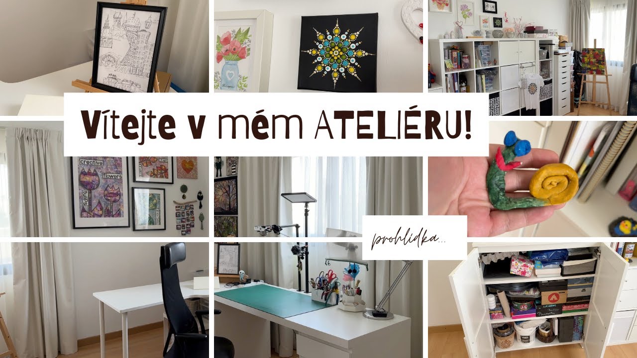 Vítejte v mém ATELIÉRU! 💜