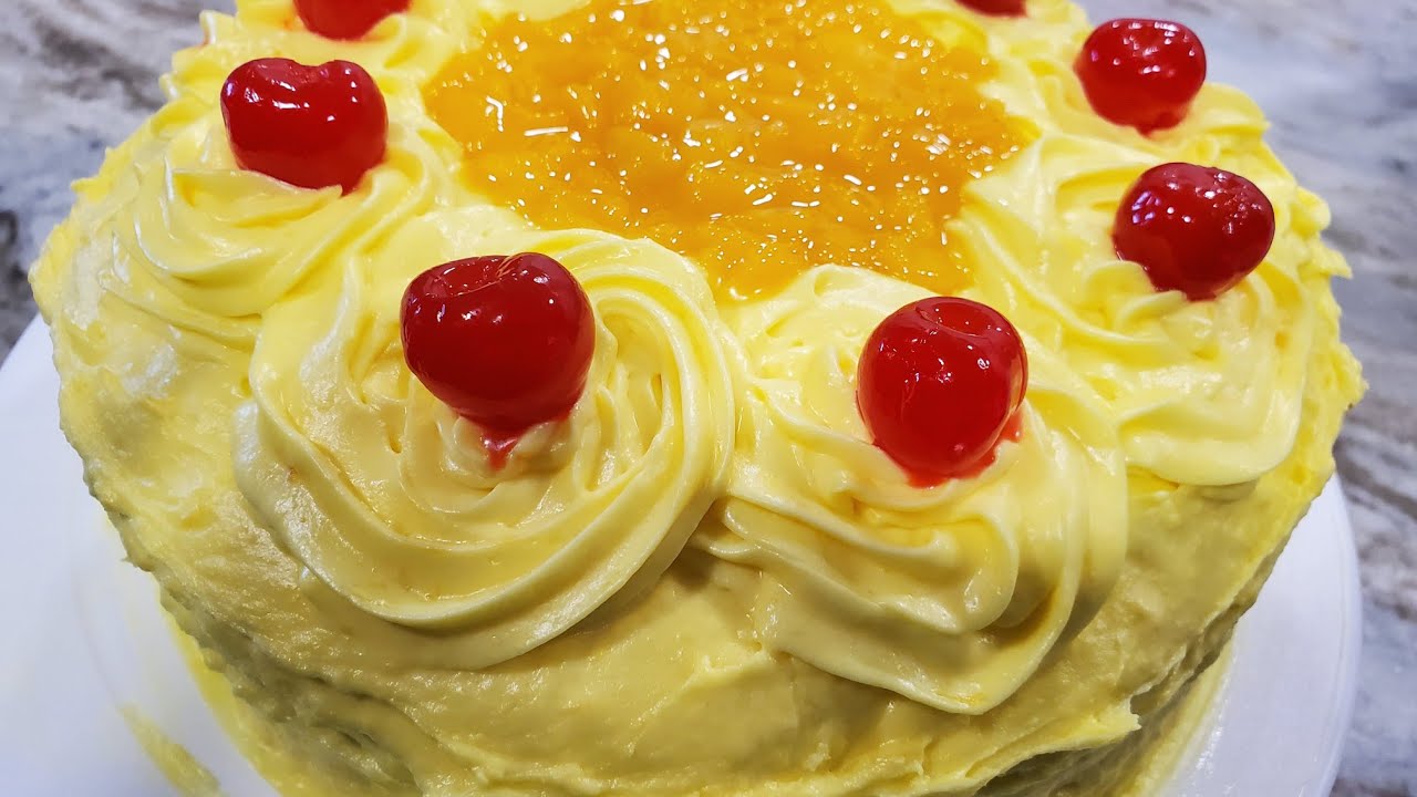 Filipino - Mango Chiffon Cake