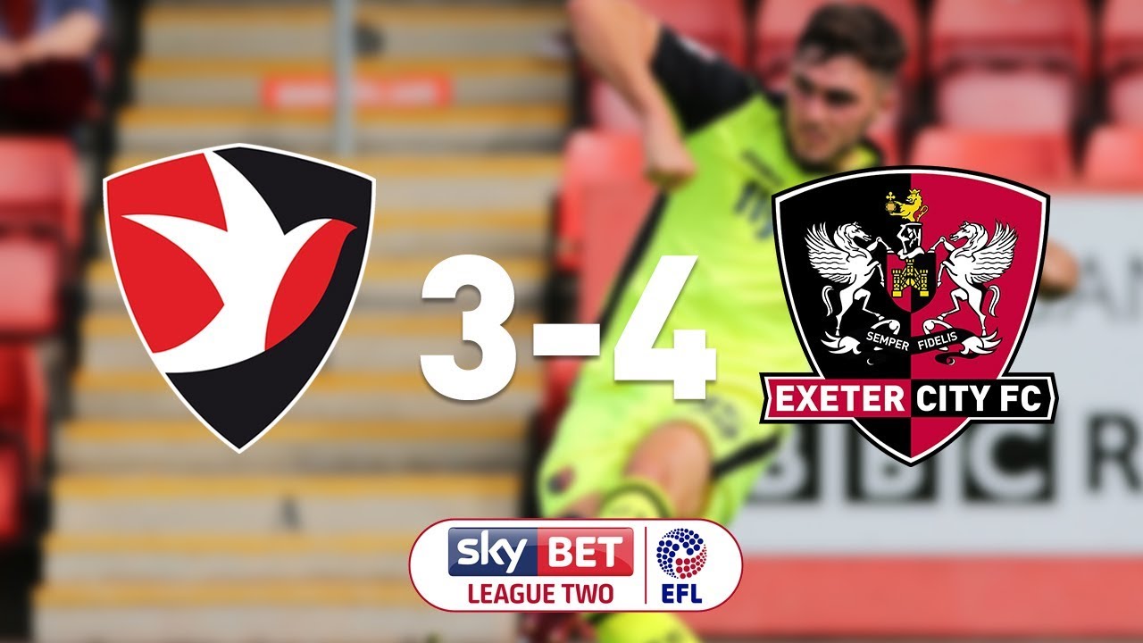 Cheltenham Town 3 Exeter City 4 (26/8/17) EFL Sky Bet League 2 Highlights