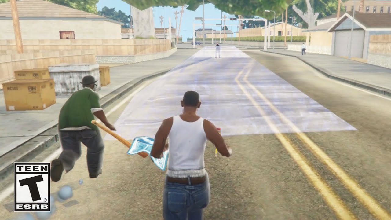 Я нажал на этот клип в GTA San Andreas..