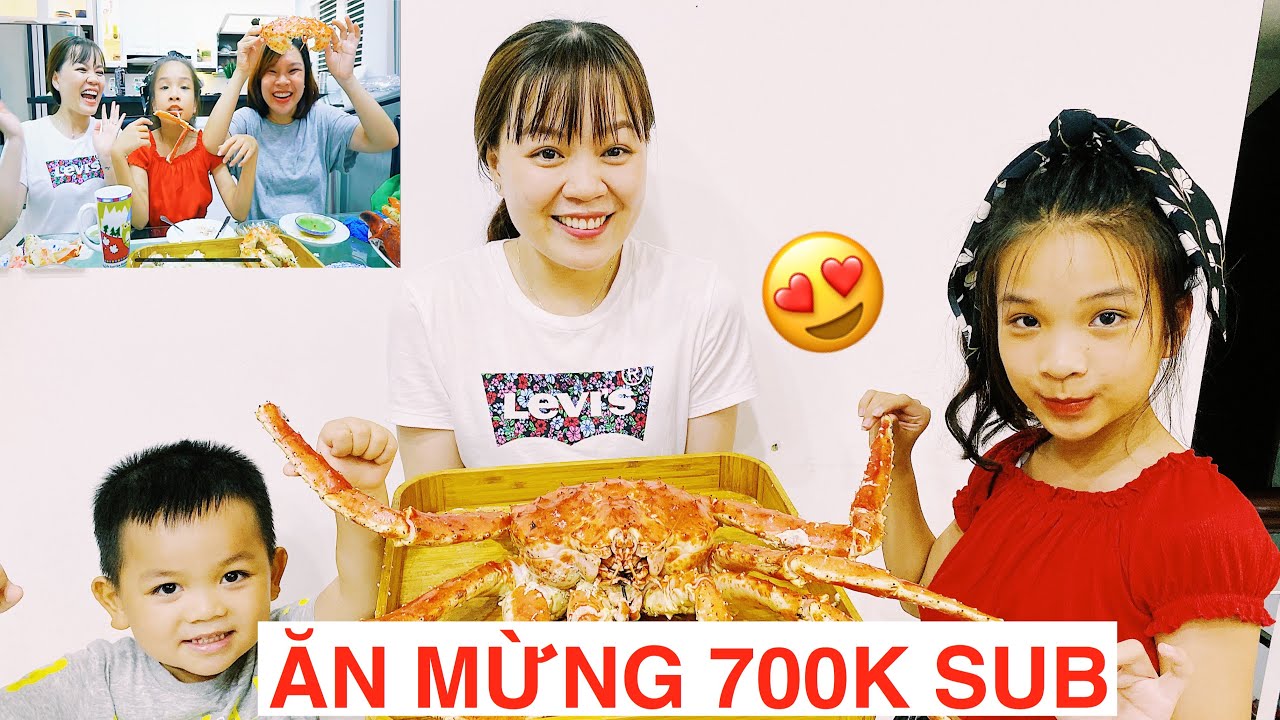 CẦM 10 TRIỆU ĐI MUA CUA HOÀNG ĐẾ VÀ TÔM HÙM ALASKA ĐẠI TIỆC CÙNG GIA ĐÌNH CỰC VUI.