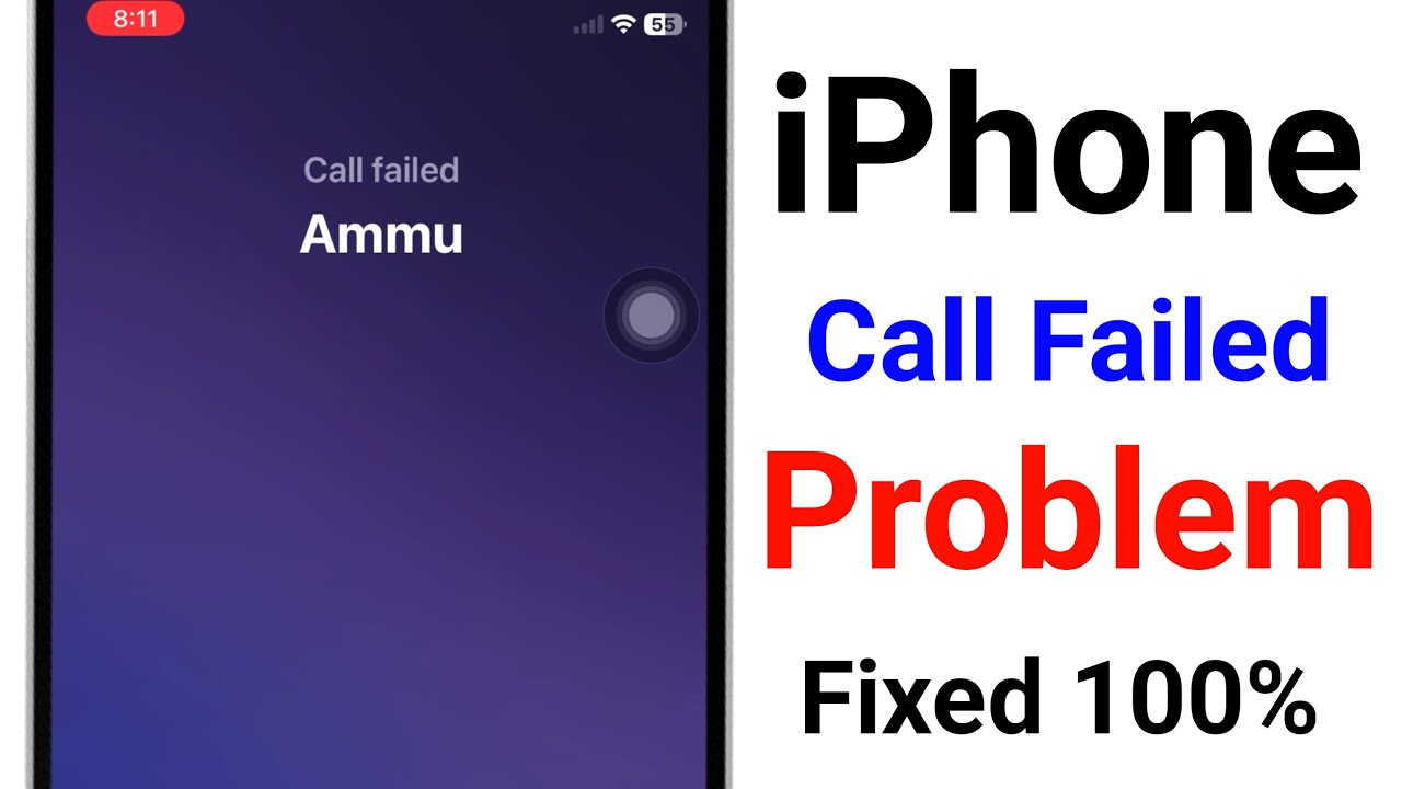 iPhone Call Failed Problem After iOS 26 Update || How to Fix Call Failed Problem on iPhone