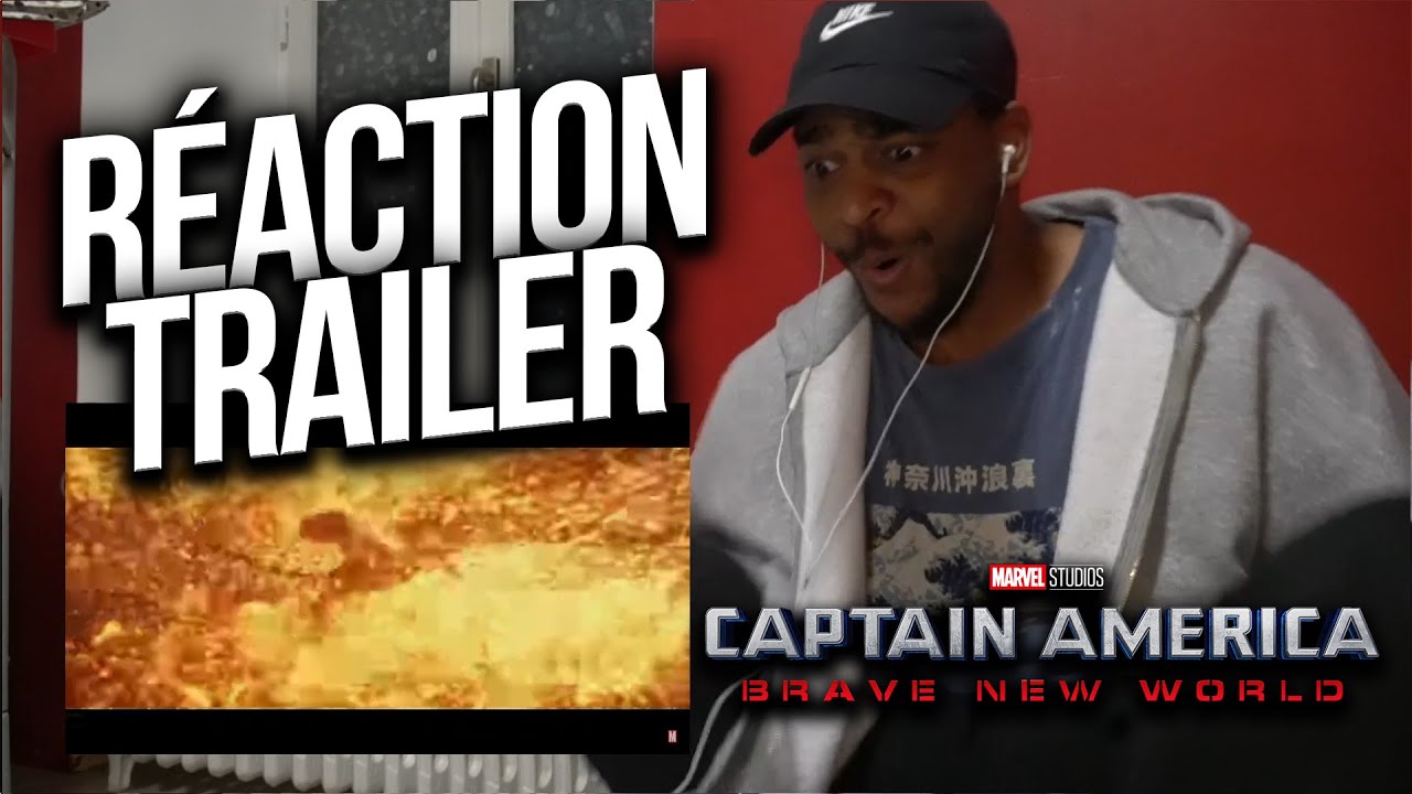 RÉACTION au TRAILER de CAPTAIN AMERICA - BRAVE NEW WORLD !