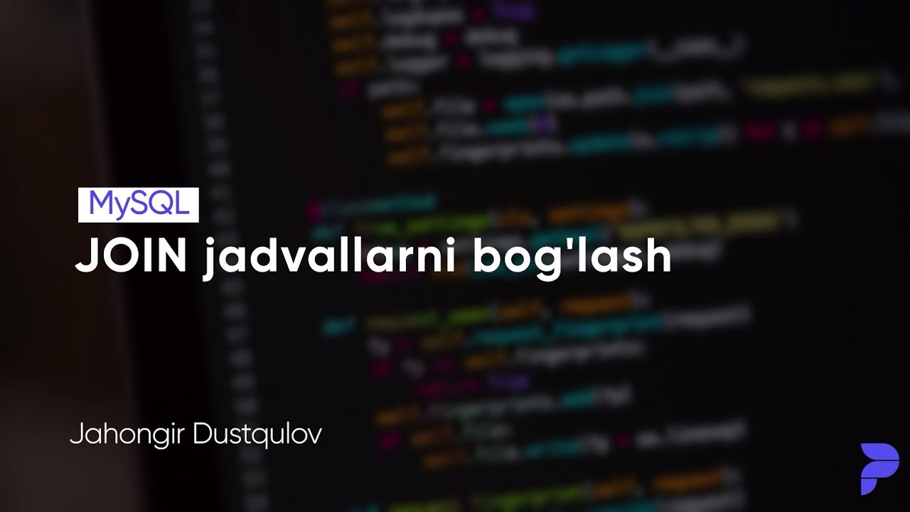 #9 JOIN jadvallarni bog'lash