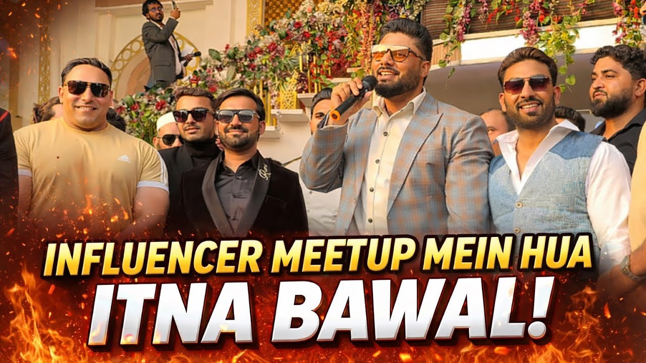 INFLUENCER MEETUP MEIN HUA BAWAL 🔥 | Loni Meetup | WASIM KHAN |