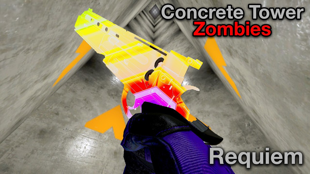 &laquo;Concrete Tower&raquo; с пистолетом Requiem | Black Ops 3 Zombies | Все перки |