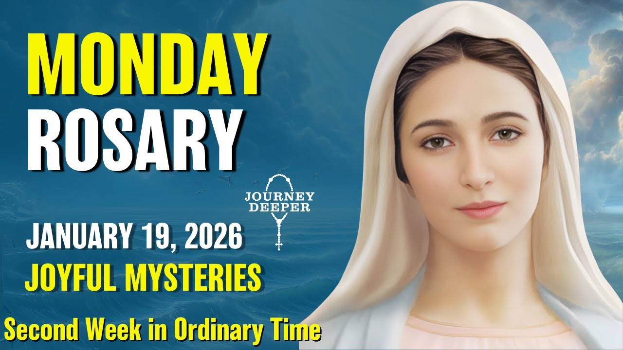 Monday Rosary ❤️ Joyful Mysteries of the Rosary ❤️ January 19, 2026 VIRTUAL ROSARY